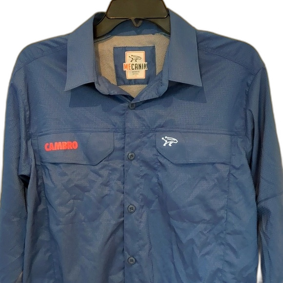 Canik Advanced Apparel Blue Tactical Hunting Fishing Vented Shirt SM - Picture 4 of 12